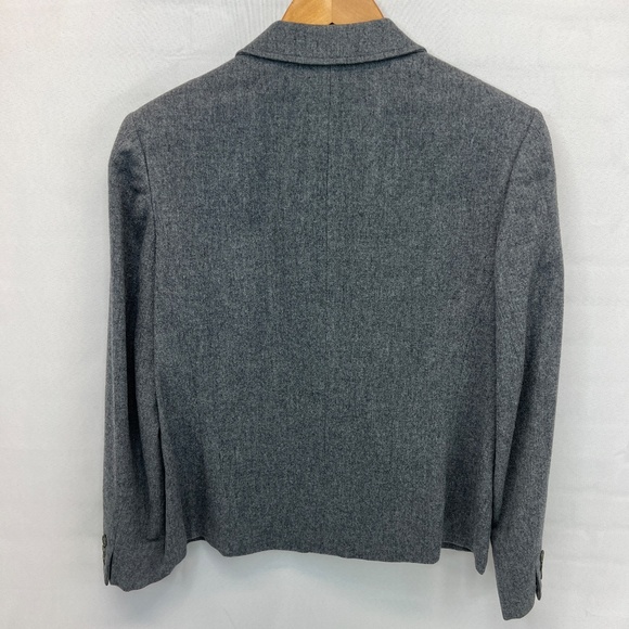 Excellent Condition Pendleton Gray Wool Blazer Size: 14 - Picture 2 of 15